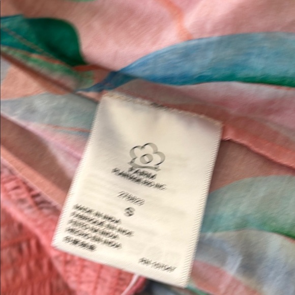 FARM Rio by Anthropologie Colorful Patterned Smocked Printed Mini Skirt Size S - Picture 12 of 14